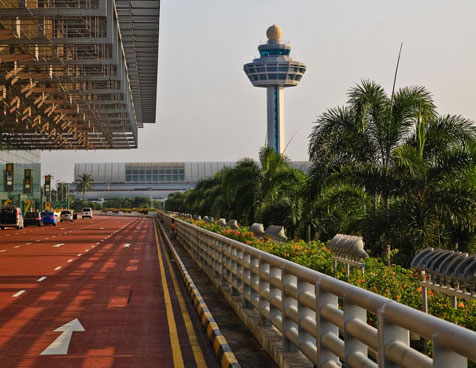 an airport