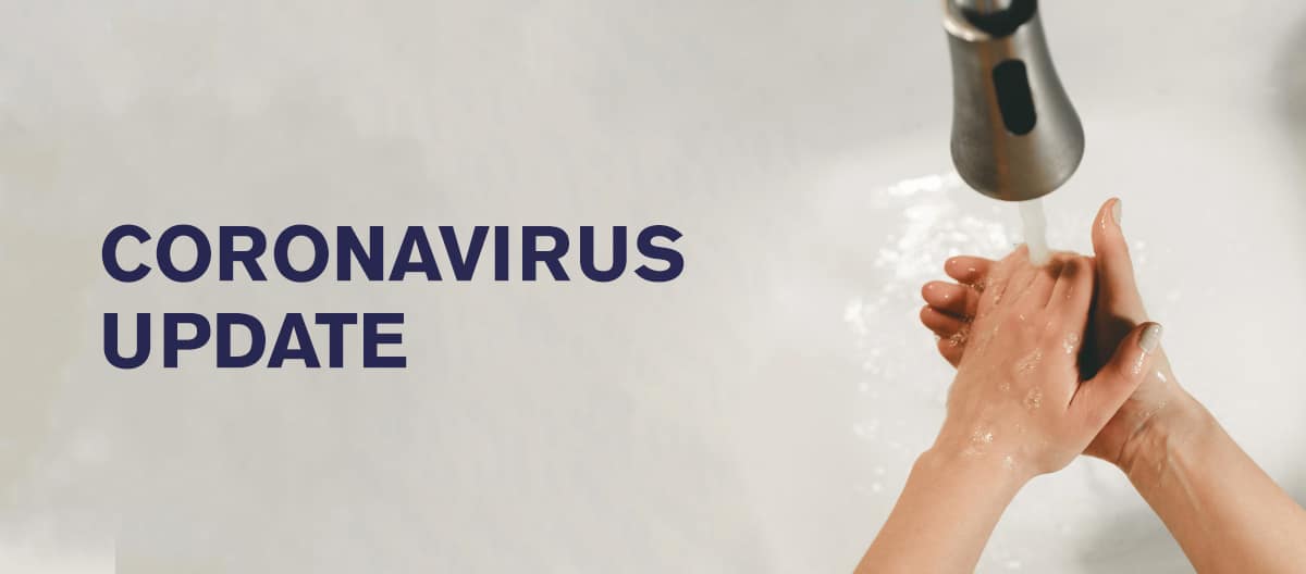 coronavirus update banner